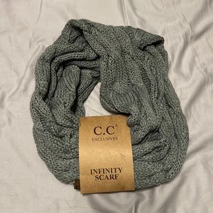 BRAND NEW C.C gray infinity scarf